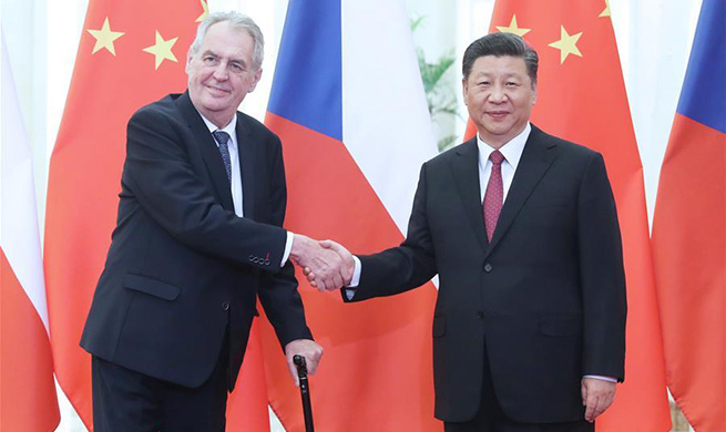 Xi meets Czech president